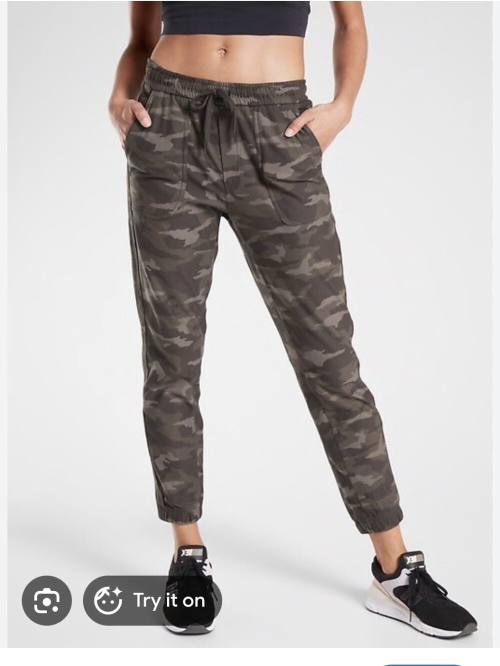 Athleta Camo Farallon Jogger Pant Sz 10 Lounge $109 NWOT